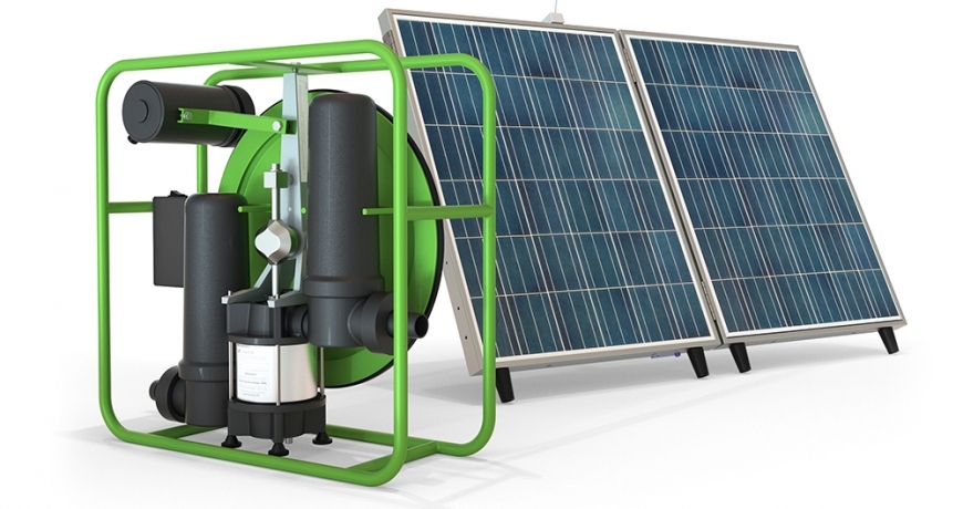 Futurepump SF2 solar water pump.
